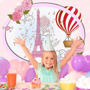 Paris Eiffel Tower Romantic Photo Backdrop for Baby show