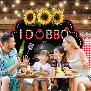 Picnic BBQ Photography Backdrop for Birthday