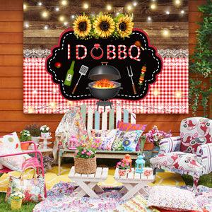 Picnic BBQ Photography Backdrop for Birthday
