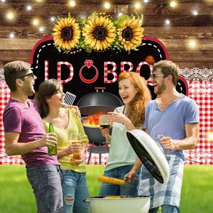 Picnic BBQ Photography Backdrop for Birthday