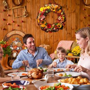 Pumpkin Flower Wood Wall Photography Backdrop for Thanksgiving