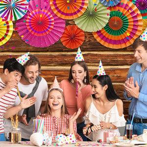 Colorful Origami Wood Texture Photography Backdrop for Studio