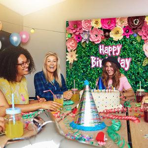 Green Leaves and Flower Decoration Backdrop for Photography
