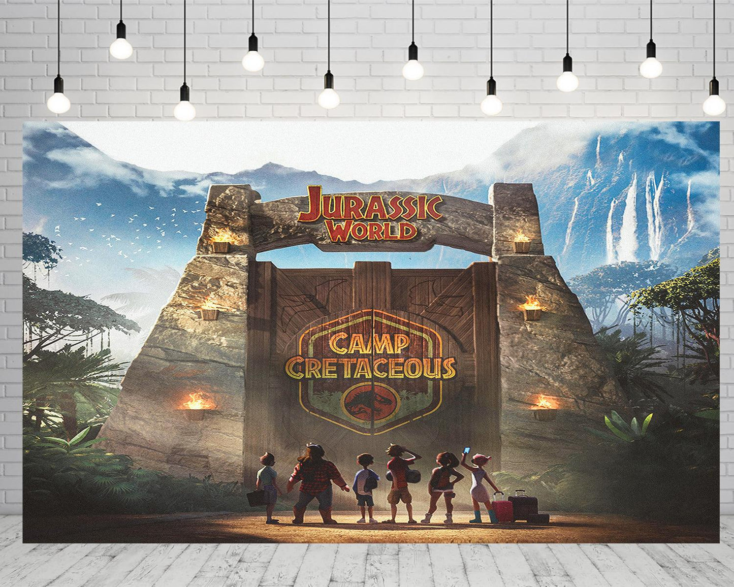 Jurassic World Dinosaur Backdrop Wild Animals Photography Background Photo Props TKH1824