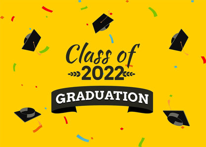 Yellow Graduation Party Backdrop Background Graduation Party Photography TKH1854