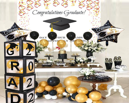 Graduation decorations College Graduation Backdrop for Photo Studio TKH1883