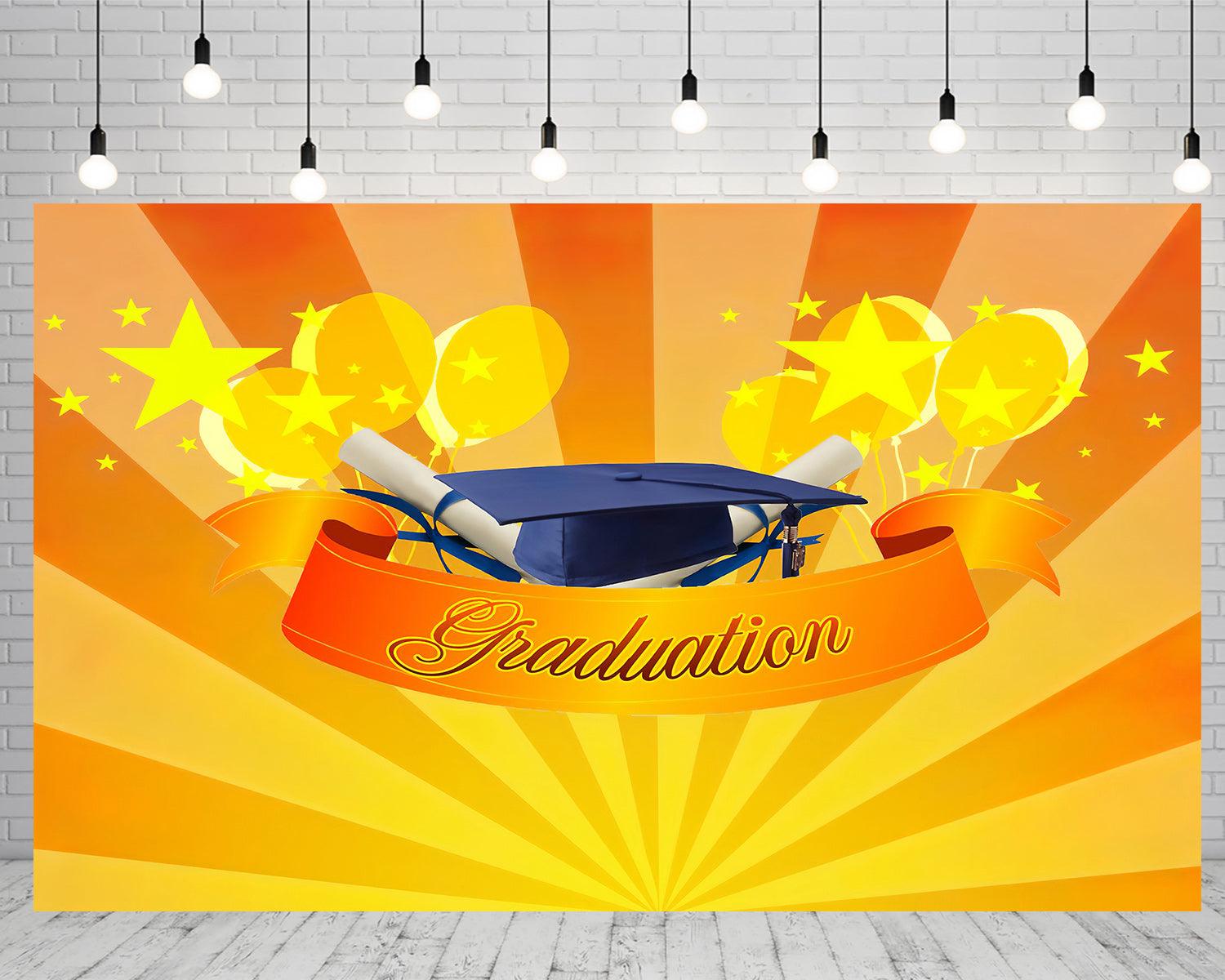 Stage Background For Graduation Stage Lighting Graduation Party Backdrop Background for Photography TK ...