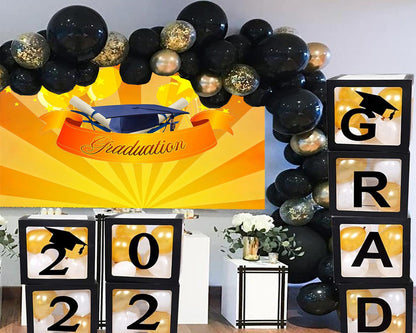 Stage Lighting Graduation Party Backdrop Background for Photography TKH1886