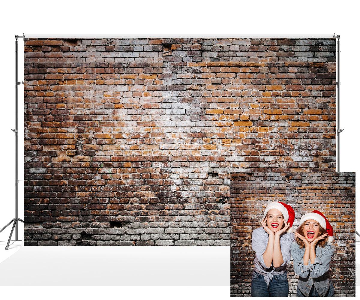 Vintage Brick Wall Backdrops Retro Background for Photography Prop
