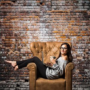 Vintage Brick Wall Backdrops Retro Background for Photography Prop