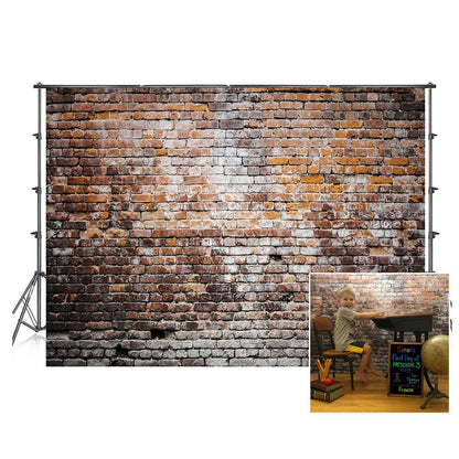 Vintage Brick Wall Backdrops Retro Background for Photography Prop